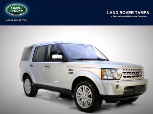 2011 land rover lr4 4x4 4dr v8  certified 5.0l nav 3rd row 6-speed a/t