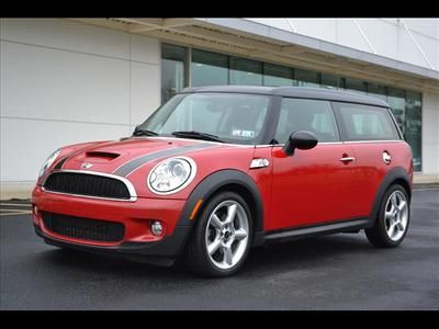 09 mini clubman s manual 38k mi red cold premium pkg xenons we finance