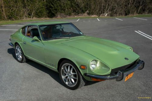 1973 datsun 240z in cyber green under 55,000 orig. miles, in great condition!