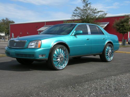 Get your donk on with this bad a$$  03 llac spinnin 26&#034; dubbs high $$ build