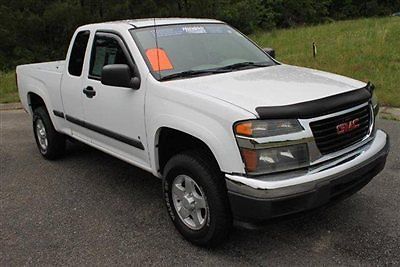 Gmc canyon 4wd ext cab 125.9&#034; sl low miles 2 dr truck manual gasoline 2.9l dohc