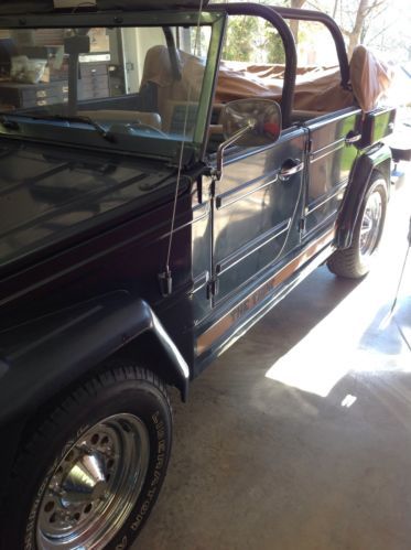 1974 volkswagen thing green and gold, great top, carpet, super nice!