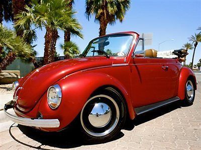 1978 volkswagen convertible - custom california vw cabriolet selling no reserve!