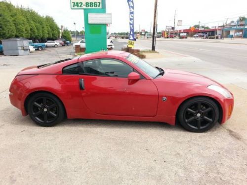 2003 nissan 350z track | 6- speed | red w/ black wheels