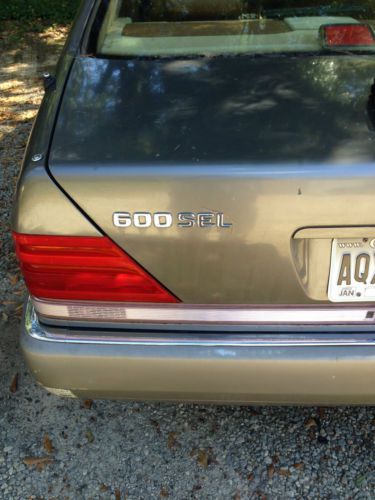 1993 Mercedes-Benz 600SEL Base Sedan 4-Door 6.0L, image 11