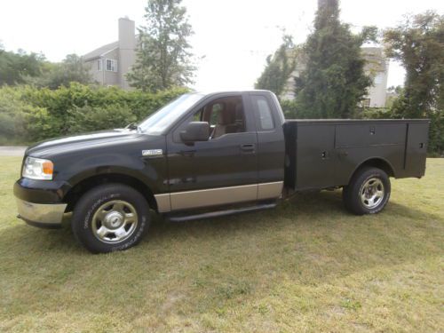 2005 ford f-150 4x4 extended cab  utility body 5.8 v8 work truck