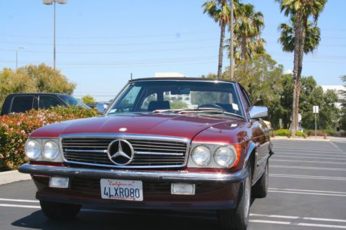 Mercedes 560 SL   1987  european bumpers !!!, image 2