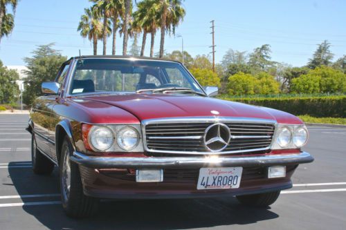 Mercedes 560 SL   1987  european bumpers !!!, image 3