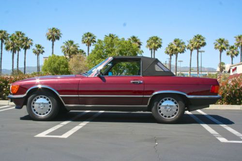 Mercedes 560 SL   1987  european bumpers !!!, image 5