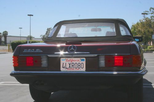 Mercedes 560 SL   1987  european bumpers !!!, image 7