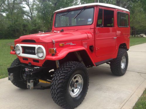 Toyota fj 40 landcruiser fully restored fj40 land cruiser convertible