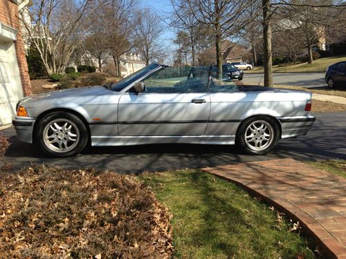 1997 bmw 328ic convertible silver/black 116k miles 5 speed manual