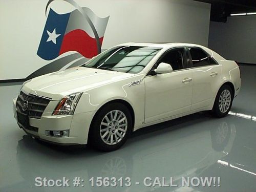 2008 cadillac cts heated leather pano sunroof nav 52k texas direct auto