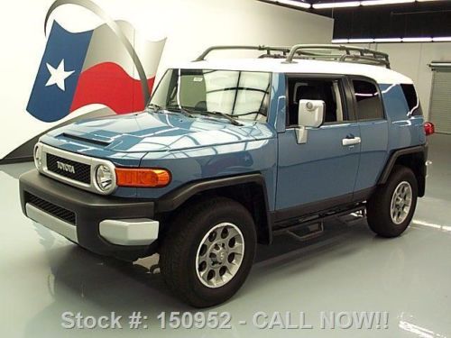 2013 toyota fj cruiser 4x4 auto rear cam roof rack 20k texas direct auto