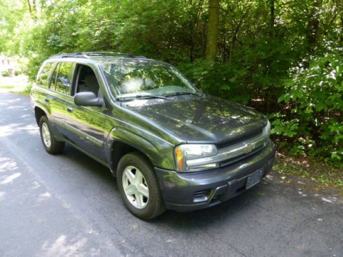 2004 chevrolet trailblazer ls 1 owner, 4wd, dealer serviced, clean, 100%