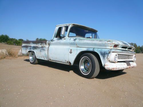 1963 chevrolet c10 all original patina, rat rod,one owner california ranch/shop