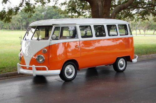 1971 volkswagen kombi bus vanagon 15 window rare original split front window