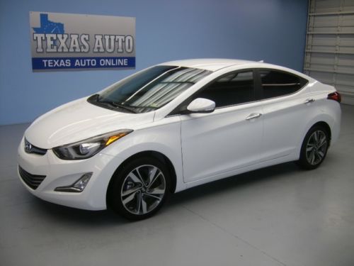 We finance!!!  2014 hyundai elantra limited heated leather xm 979 mi texas auto