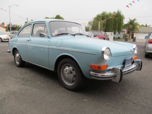 &#039;73 vw fastback, 2nd owner, very original like new, 52k orig mi, no reserve