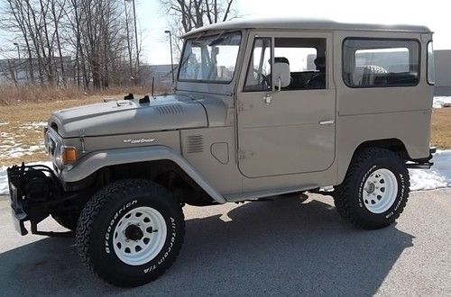 1971 toyota bj40 diesel land cruiser lh left  drive fj40 bj42 doomsday vehicle