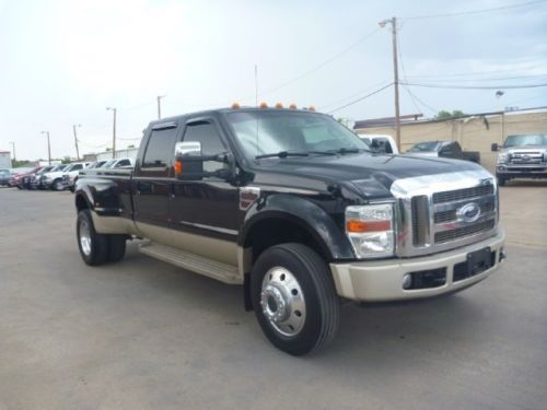 2008 ford ford f-450 crew cab king ranch diesel 4x4 we