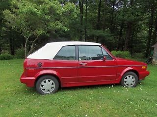 1988 volkswagen cabriolet base convertible 2-door 1.8l