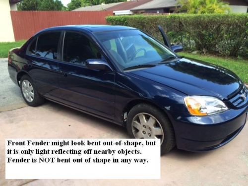 Honda Civic EX 2002; Auto; Moonroof; Pwr Window+Lock; Repainted/Reconditioned, US $4,200.00, image 2