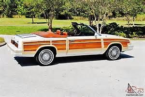 1983 chrysler lebaron convertible, mark cross, wood trim, 28k miles, new top