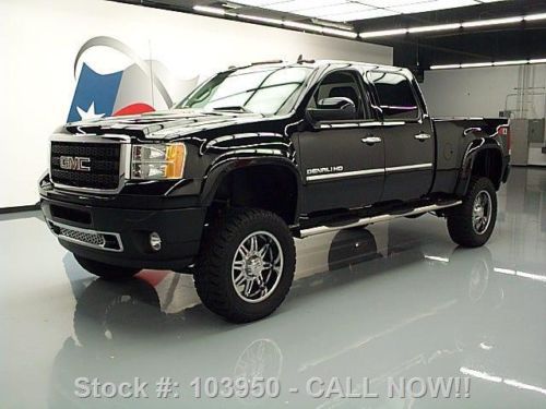 2013 gmc sierra 2500 denali crew diesel z71 4x4 lift 6k texas direct auto