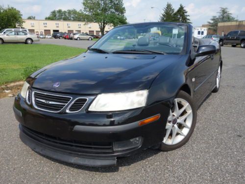 Saab 9-3 aero convertible xenon cold touring package leather autochk no reserve