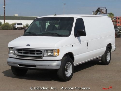 Ford e250 econoline utility cargo van 5.4l v8 cold a/c auto bidadoo