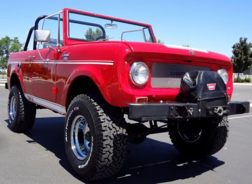 1967 international harvester scout 800,frame off restoration.must see.