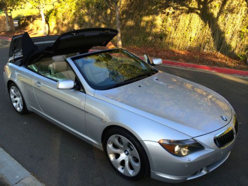 A cal. 650 i bmw convertible  spotrs pkg. fully optioned