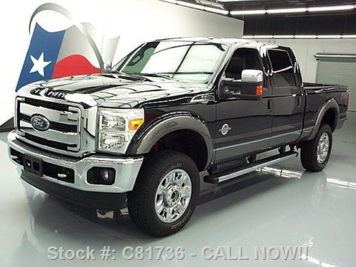 2012 ford f-250 lariat crew diesel fx4 4x4 sunroof nav texas direct auto