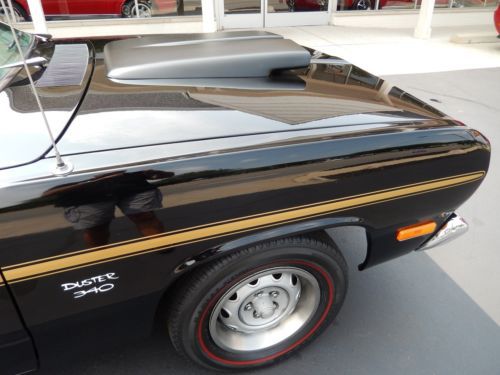 1972 Plymouth Duster Factory black 340 buckets with console Mopar Muscle, image 2