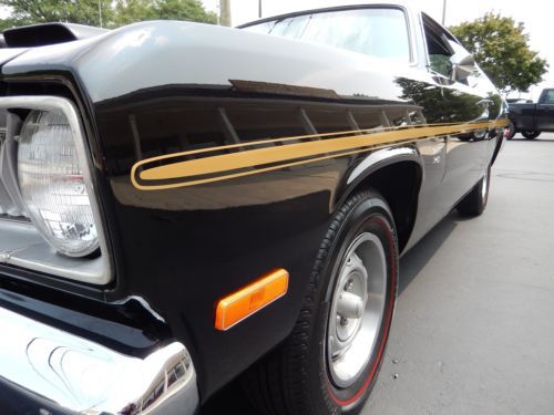 1972 Plymouth Duster Factory black 340 buckets with console Mopar Muscle, image 5