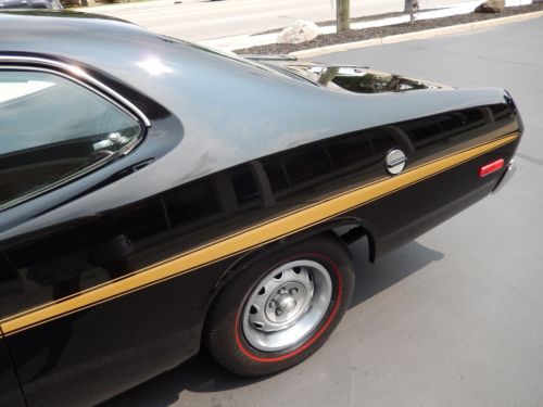 1972 Plymouth Duster Factory black 340 buckets with console Mopar Muscle, image 17