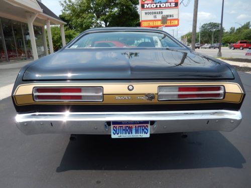 1972 Plymouth Duster Factory black 340 buckets with console Mopar Muscle, image 19