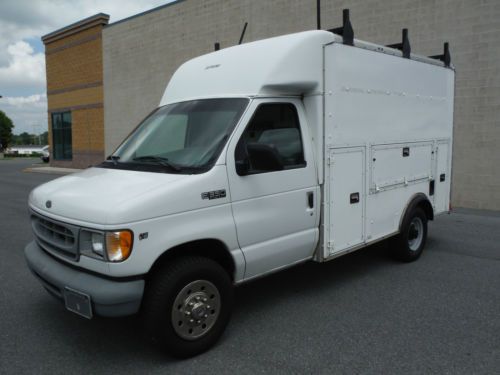 2002 ford e350 cutaway plumbers service  box van