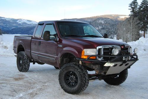 2000 ford f-250 7.3l powerstroke, lifted, 4x4, xlt, 1 owner