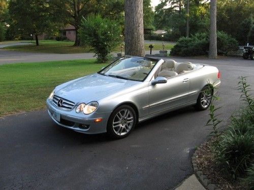 2008 mercedes clk 350 cabriolet nav sat only 52k miles! nice