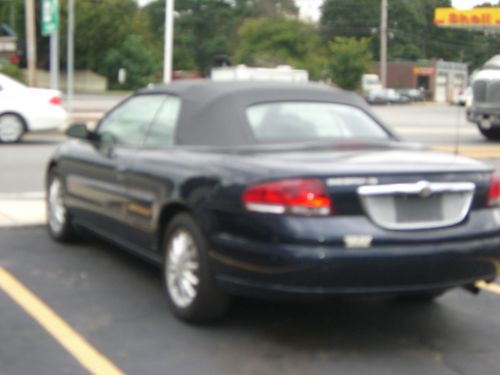 2003 chrysler sebring lxi convertible 2-door 2.7l