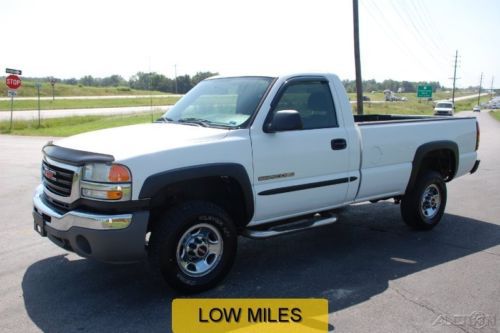 2007 sle1 used 6.0l v8 rwd pickup white 8ft bed 2500 3/4 ton new tires chevy