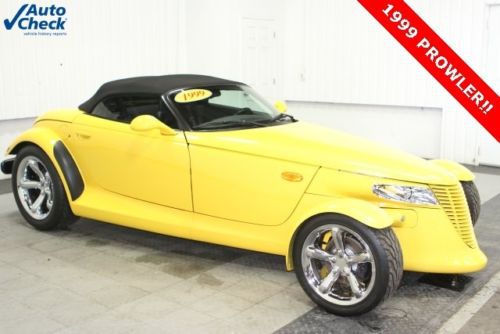 Used 99 plymouth prowler convertible roadster chrome wheels clean low miles