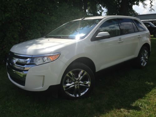 2012 ford edge sel_navigation_htd lthr_20&#034;wheels_rebuilt salvage_ no reserve !!!