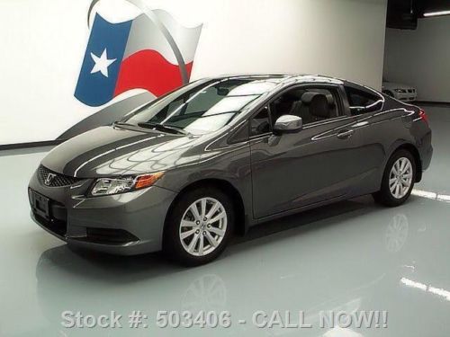 2012 honda civic ex coupe automatic sunroof alloys 49k texas direct auto