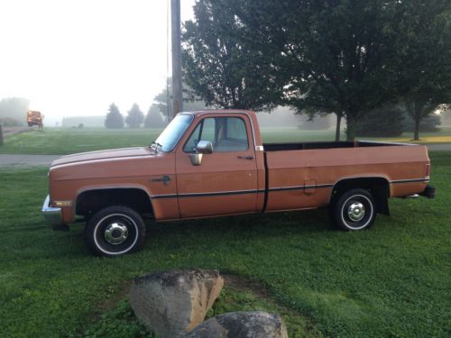 1986 chevrolet scottsdale 1/2 ton 4x4  no reserve