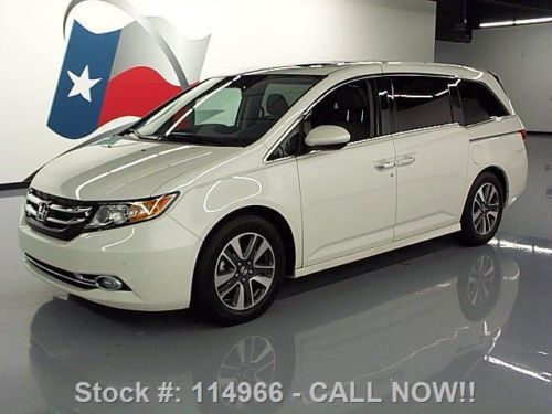 2014 honda odyssey touring elite sunroof nav dvd 6k mi texas direct auto