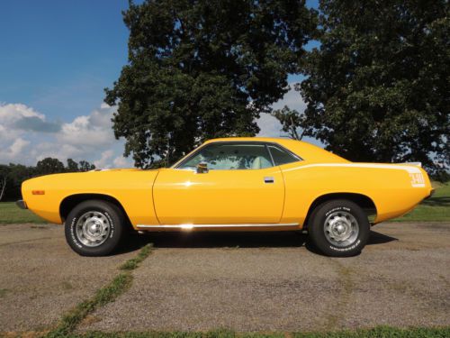 1973 plymouth cuda, 340 v8, numbers matching, a/c  true &#034;b&#034; code