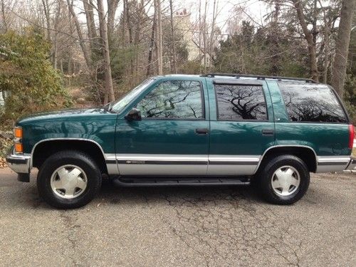 1997 chevrolet tahoe ls sport utility 4-door 5.7l 4x4 cleanest on ebay! no res!